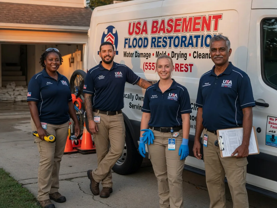 Basement Flood Cleanup company in Sadler, TX